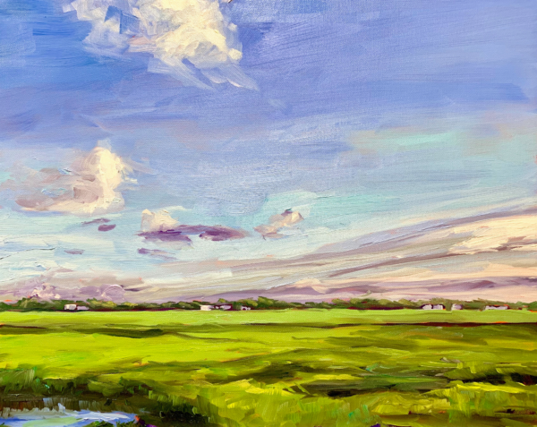 Marsh at St James, original oil painting by Bart Levy