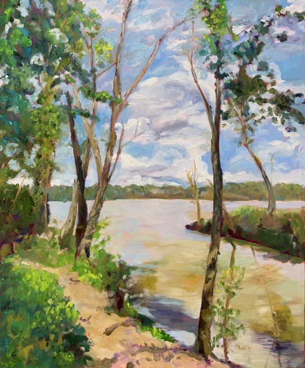 Confluence, Original oil painting by Bart Levy