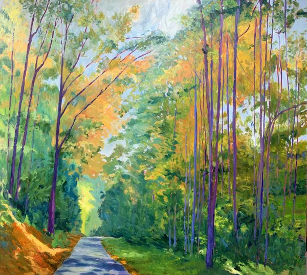 Wandering 2, Early Fall, an original oil painting by Bart Levy