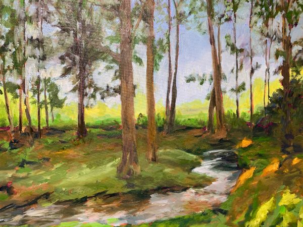 Mountain Creek, original oil painting by Bart Levy