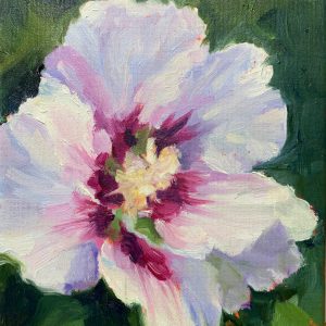 Rose of Sharon, original oil painting by Bart Levy